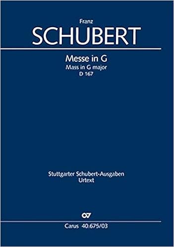 Messe in G (Klavierauszug): Erstausgabe nach den Klosterneuburger Stimmen D 167