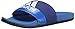 adidas Men's Adilette Supercloud Plus Slides, Blue/White/Midnight Indigo Blue, 9