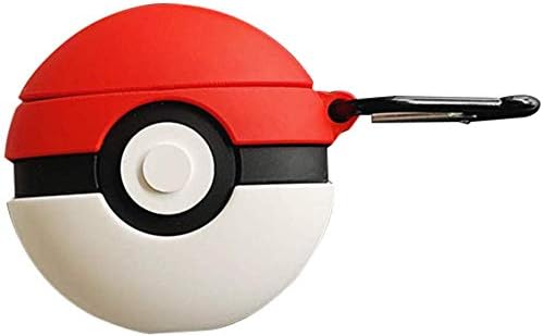 rolalo Airpods 1&2 Case, Cute 3D Cartoon Soft Silicone Airpod Cover, Kawaii Fun Animal Protective Shockproof Case Cover for Kids Teens(Pokemon-1)