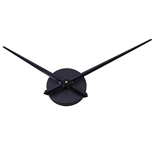 DIY Wall Clock Hands 15 inch Silent Clock Movement Kit Clock Replacement Home Decoration (Black)