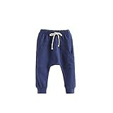 Weixinbuy Unisex Kid Toddler Cotton Jersey Harem Pants Baby Elastic Trousers
