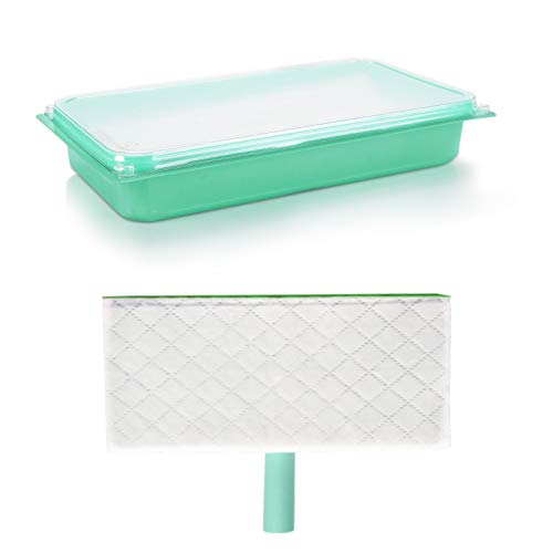 12 x Lemon Scented Antibacterial Floor Mop Wet Cloth Refills, Extra Strength, Kills 99.9% Bacteria - Suitable for most wet cloth floor mops including Flash Speedmop and Jetmop