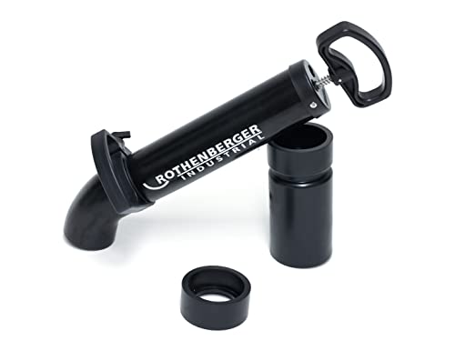 ROTHENBERGER Industrial RoPump Power Vacuum and Pressure Hose Cleaner Included 2 Adapters, Siphons and Drains in Kitchen, Bathroom, Toilet, 1500002695