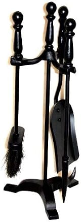 Inglenook Black 4 Piece Fire Companion Set Fireside Tools Hearth Shovel Poker view 2
