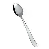 Royal 12-Piece Table Spoons Set - 18/10 Stainless Steel Dinner Spoons, Mirror Polished Flatware Utensils - Great Soup Spoons, Use for Home, Kitchen, or Restaurant (Curved Design)