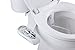 Bidet attachments by Superior Bidet, the leader in washlets for toilets | Easy to install, fresh water, self cleaning white non electric adjustable dual nozzle Standard toilet bidet