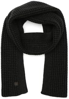 AllSaints Waffle Stitch Knit Scarf at Amazon Women's Clothing store
