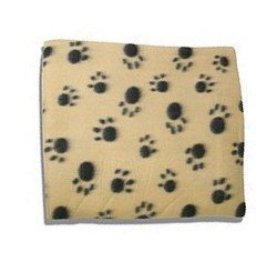 Purrfect Pet (TM) Pet Throw Cover Blanket (Large, Beige)