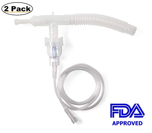 GDHeal Portable Cool Mist Inhaler Vaporizer Kit with Air Tubing, Vaporizer Cup - 2 Pack