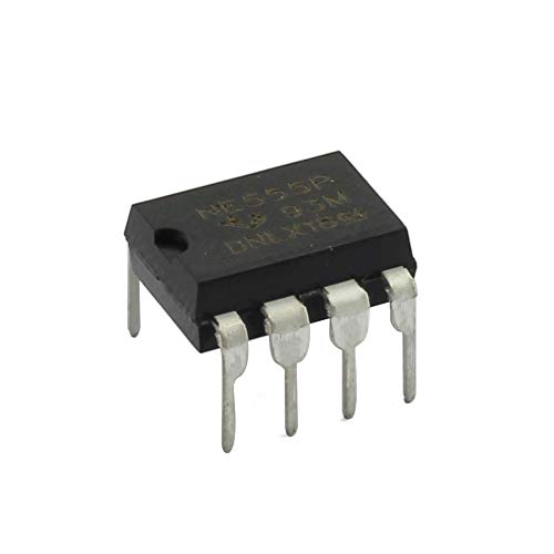 Tegg 12PCS NE555 NE555P 8 Pin Single Bipolar Precision Timer DIP8 Pulse Generator Case Integrated Circuit - Thumbnail 2