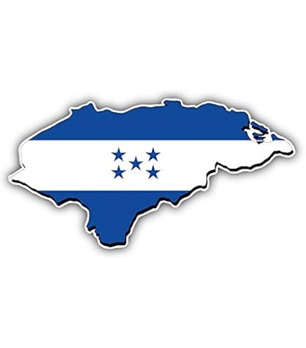 Honduras Flaggen-Aufkleber, 7,6 Cm – 2 Stück Wetterfestes Vinyl Für Auto, Helm & Fenster