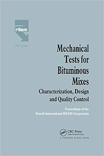 Mechanical Tests for Bituminous Mixes - Characterization, Design and Quality Control: Proceedings of the Fourth International RILEM Symposium