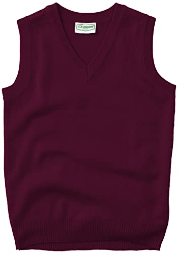 Classroom School Uniforms mens Adult Unisex V-neck School Uniform Sweater Vest,…