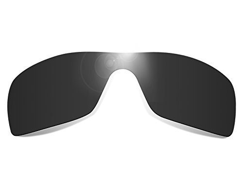 Glintbay Harden Coated Replacement Lenses for Oakley Batwolf Sunglasses - Multiple Colors (Polarized Advanced Black, 0)