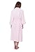 TexereSilk Women's Luxury Terry Cloth Bathrobe - Soft Modal & Organic Cotton - NEW & IMPROVED FABRIC (Barely Pink, 2X/3X)