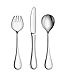 Artaste 56532 Rain 18/10 Stainless Steel 12-Piece Kids Flatware Set, Service for 4
