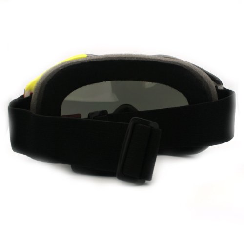 Ski Snowboard Goggles Anti Fog Shatter Proof Black Lens Geometric Design