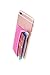Sinjimoru Cell Phone Grip with Card Wallet, Phone Wallet Stick on Card Holder for Back of Phone, Slim Wallet with Elastic Phone Strap. Sinji Pouch Band Pink