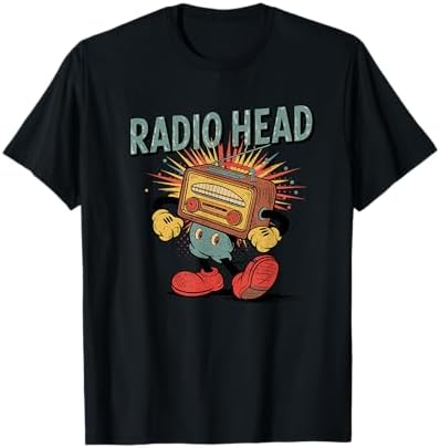 RADIO HEAD vintage Tシャツ Amazon.com: Vintage Retro Radio Head T-Shirt : Clothing, Shoes