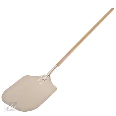 NEW-American Metalcraft (5212) - 14" Aluminum Pizza Peel w/Wooden Handle