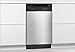 Frigidaire FFBD1821MS 18 Built-in Dishwasher, Black/Silver, 18 inches,