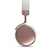 Photive HF1 Rose Gold Bluetooth Headphones. Lightweight Wireless Headphones with Premium Aluminum Finish- Balanced Sound and 12 Hour Battery