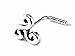 GreenCatJewelry 1 Piece 20g (0.8mm) Nose Stud Nose Ring L Shape Triple Spiral Swirl Triskele Triskelion 1/4