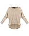 ZANZEA Women's Off-Shoulder Batwing Sleeve Blouse Casual Loose Oversized Baggy T-Shirt Sweater Pullover Top