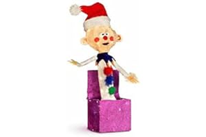 ProductWorks 24-Inch Pre-Lit 3D Charlie in the Box Christmas Yard Decoration, 35 Lights