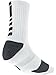 Nike Dri-Fit Elite Basketball Socks (Large, White/Black/(Black))