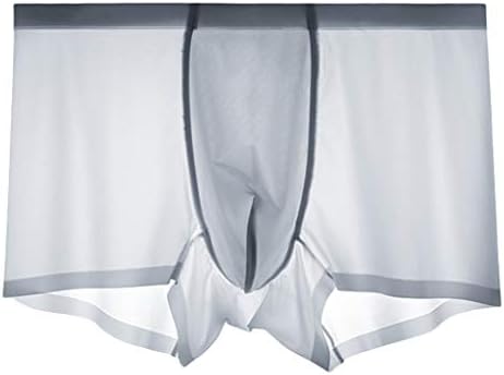 Fastbot mens underwear, Thong Briefs Breathable Ice Silk Non-Slip Thin Pouch