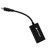 MOGOI(TM) Black MHL to HDMI Micro USB to HDMI Adapter Converter to HDMI Television or Projector for Samsung S3 S4 S5 Note 3 With MOGOI Accessory