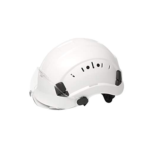 UNINOVA Safety Hard Hat - Adjustable ABS Helmet with Visor - 6-Point Suspension, Perfect for Construction (Clear Visor) - Thumbnail 4