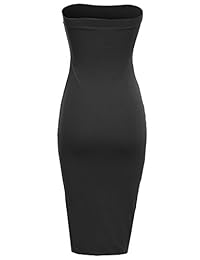 Vestido midi bodycon con top sin mangas cómodo y sexy para mujer en