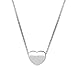 U7 I Love You to The Moon and Back Jewelry 18K Gold/Platinum Plated Delicate Italian Gold Plated Box Chain Heart Pendant Necklace Grandma's Gift