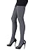 Felicity Womens Opaque Pantyhose, 80 Denier, Matte Soft Comfortable Waistband (Charcoal Gray)