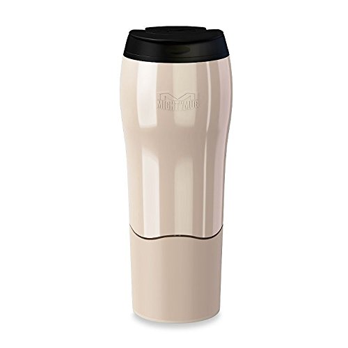Mighty Mug Go Travel Mug  The Mug That Won t Fall Over  Thermos 16 oz. / 0.47L (White)