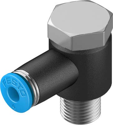 Festo 153095 QSlV-1/2-12 Push-In L-Fitting, 8mm