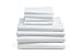 MIMAATEX 6 Pack-Hotel/SPA/Massage-Twin Flat/top Sheet-Bright White-180 Thread Count