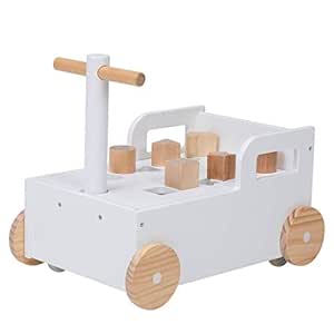 wooden block push along