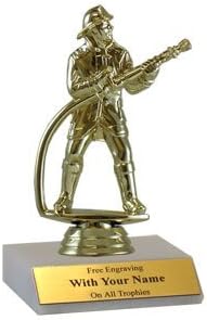 Fireman Trophy - 6" Basic