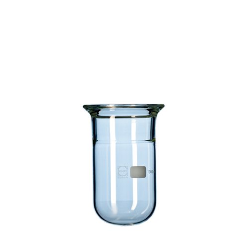 DURAN 24 390 24 Flat Flange Reaction Vessel Flange with Groove, Capacity 100 ml