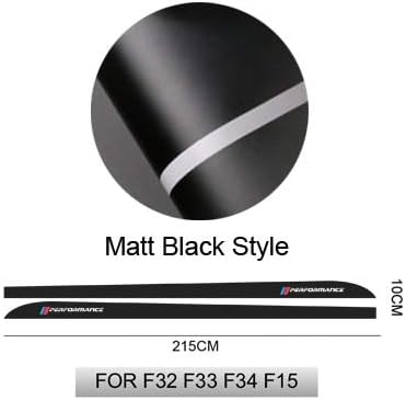 For BMW E90 E92 E93 F20 F21 F30 F31 F32 F33 F34 F15 F10 F01 F11 F02 G30 M Performance Side Skirt Sill Stripe Body Decals Sticker