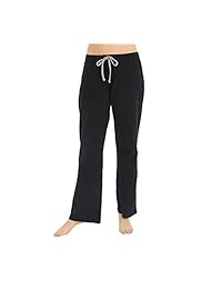 U2SKIIN Pantalones de pijama de algodón para mujer, pantalones cómodos para salón, sueño suave y ligero para mujer