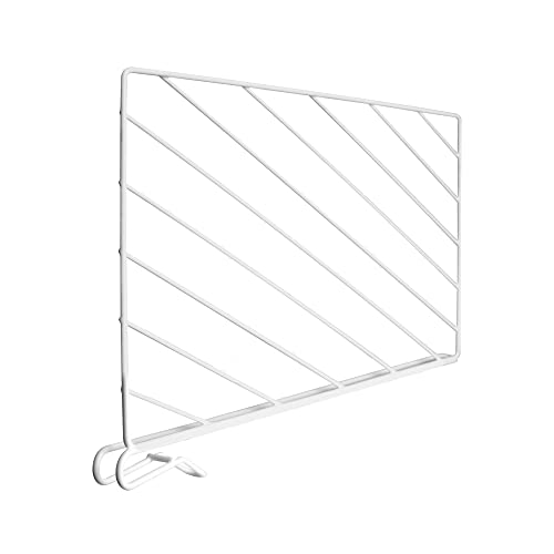 Closet Shelf Dividers for Closet Organization 18" White Shelves