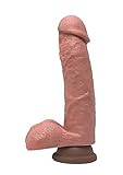 Wildfire Average Joe Miguel The Bartender, Vanilla Realistic Dildo with Strong Suction Cup for Vaginal G-spot and Anal Play