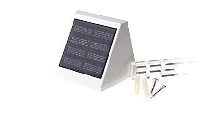 WBR-2601 Solar Power 4*LED White Light Corner / Garden Lamp