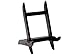 Mission Style Wood Picture Frame - Easel Display Stand 4x5x6 in (Small) - Dark Brown Wood - Lightweight (Small)