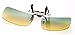 Wonderfulsight Day+Night in One Glasses Lens Vision Polarized Clip-on Flip-up Sunglasses Necessary for Driving