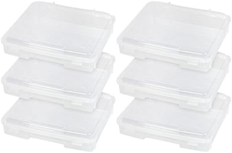 IRIS USA PJC-300 Transportable Venture Case, Thick, Clear, 6 Rely